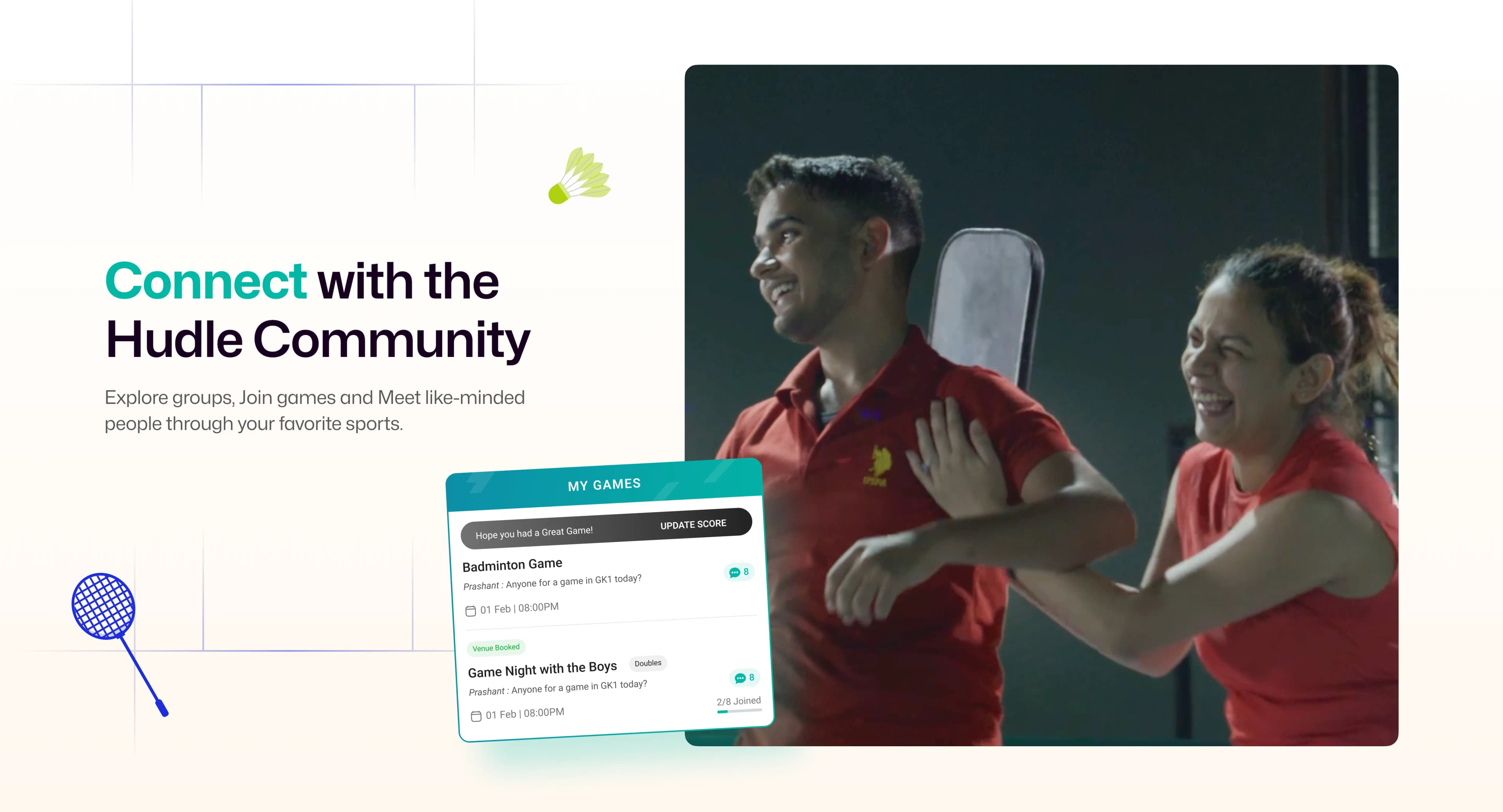 Hudle Community Banner